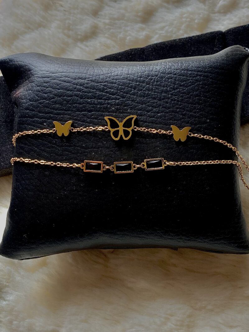 Midnight Butterfly Bracelet